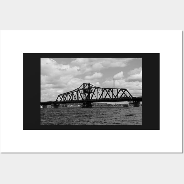 Little Current Swing Bridge Wall Art by MidnightRose77